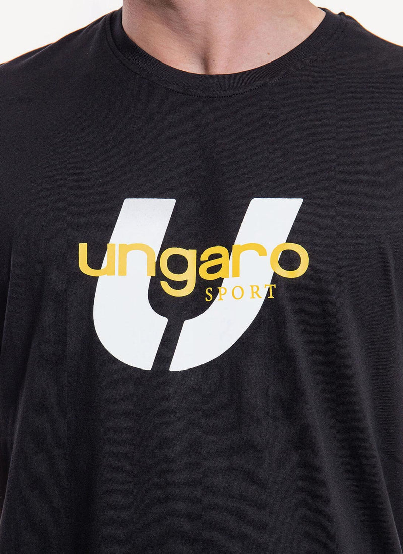 Ungaro Sport - Tee-Shirt Jean - Black - Homme