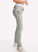 Tommy Hilfiger - Jean Taille Basse - Bleu Clair - Femme