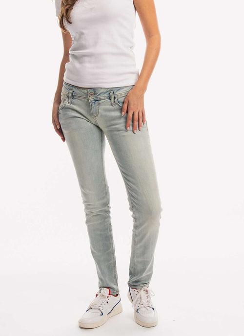 Tommy Hilfiger - Jean Taille Basse - Denim Chiaro - Femme