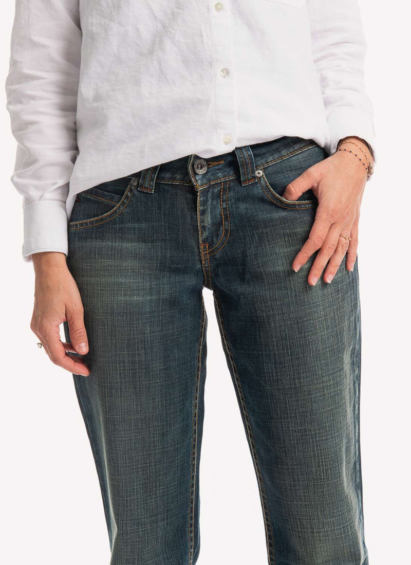 Tommy Hilfiger - Jean Taille Basse - Denim - Femme