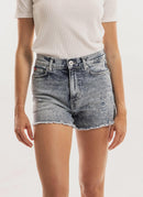 Lee Cooper - Short Taille Haute Zoe - Light Moonwash - Femme