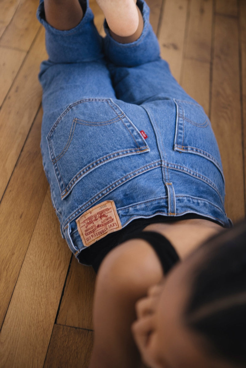 Vintage Carrot Cut Jeans - Blue