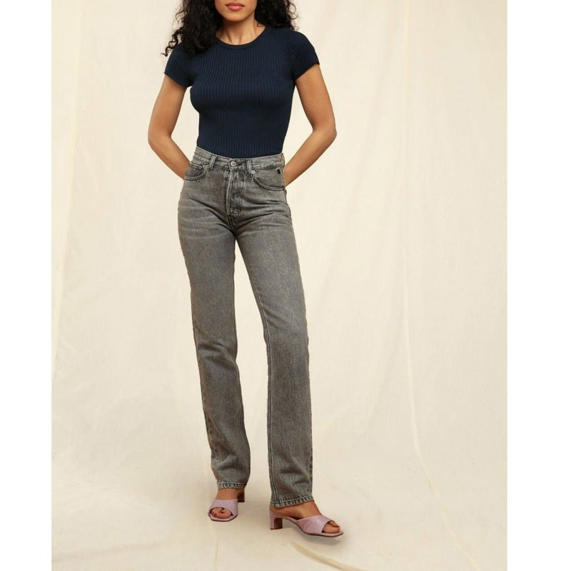 Rouje - Montmartre Jeans - Plain Black Vintage Wash