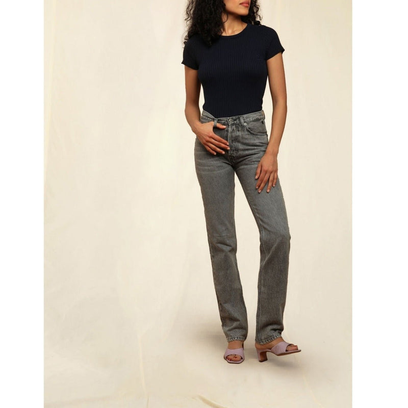 Rouje - Montmartre Jeans - Plain Black Vintage Wash