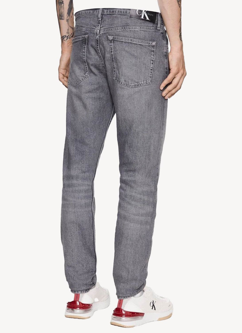 Calvin Klein - Jean Gris Tapered - Denim Grey - Homme