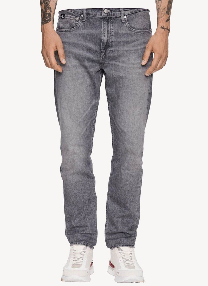 Calvin Klein - Jean Gris Tapered - Denim Grey - Homme