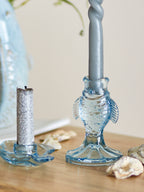 Linley - Bougeoir - Bleu - Verre