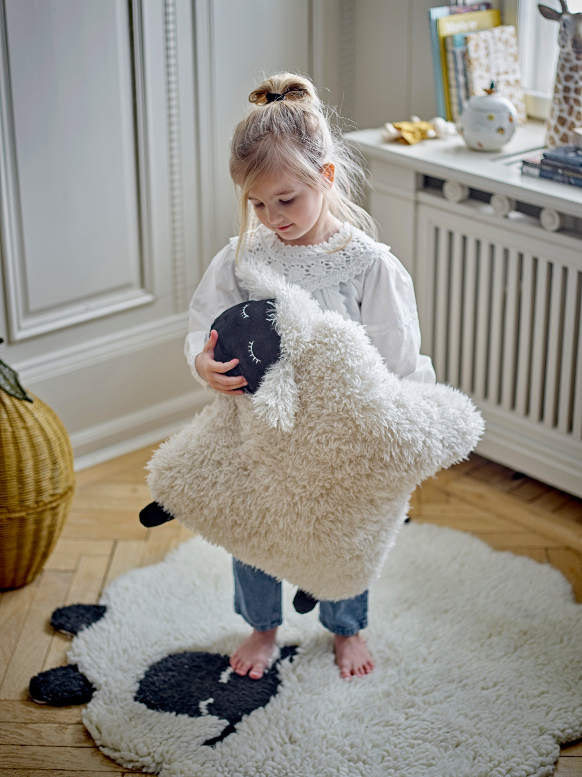 Dolly - Tapis - Blanc - Laine