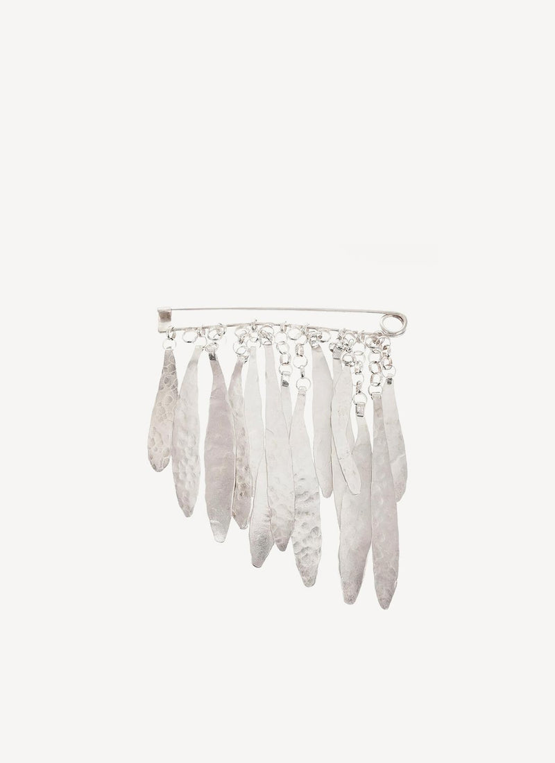 Broche Mountains Pin - Silver - Homme