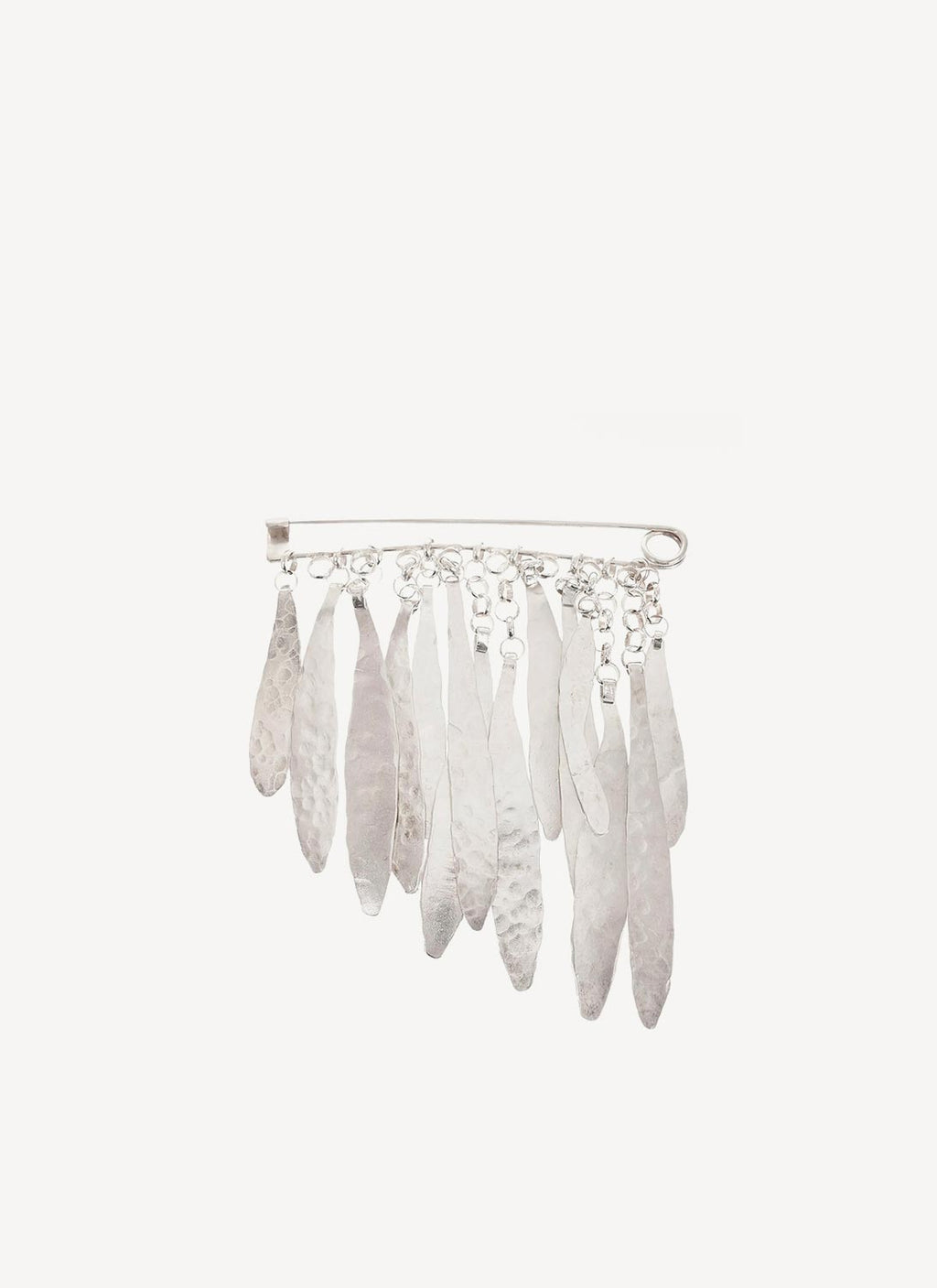 Mountains Pin Brooch - Silver - Men