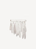 Mountains Pin Brooch - Silver - Men
