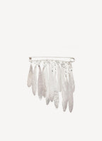 Mountains Pin Brooch - Silver - Men