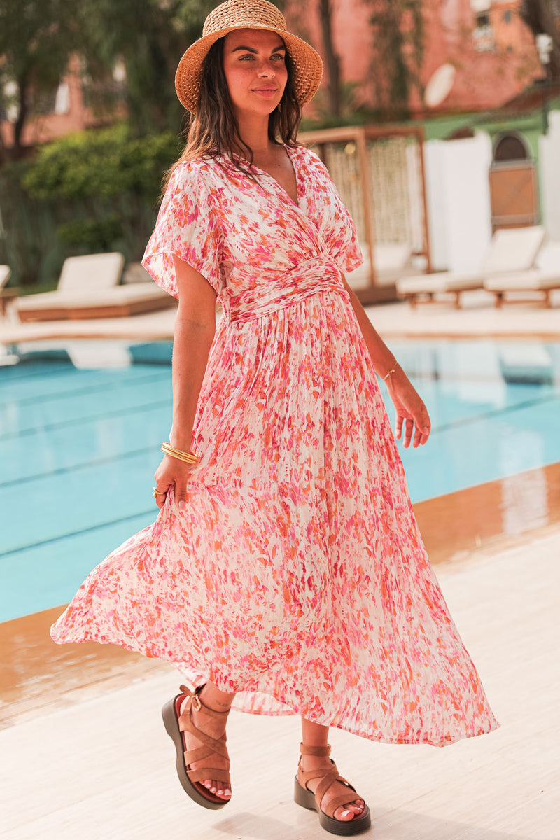 JODIE Rose - Robe Longue