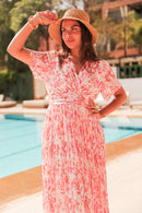 JODIE Rose - Robe Longue
