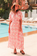 JODIE Rose - Robe Longue