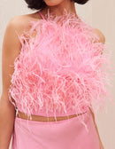 Top Joey Feather - Shell Pink