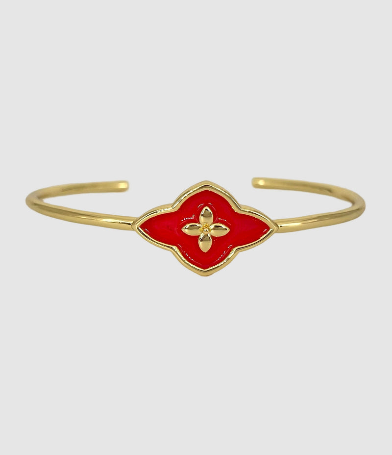 Cabirol - Jonc Amy Laqué Rouge - Femme