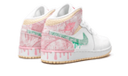 Air Jordan 1 Mid Se Paint Drip - Blanc