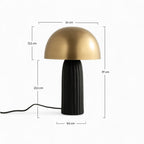 Joy - Table Lamp In Black And Gold Metal
