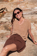 JUDY Sable - Top Lurex
