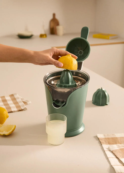 Juicer Press - Presse-Agrumes Électrique - 100 W - Vert Sauge