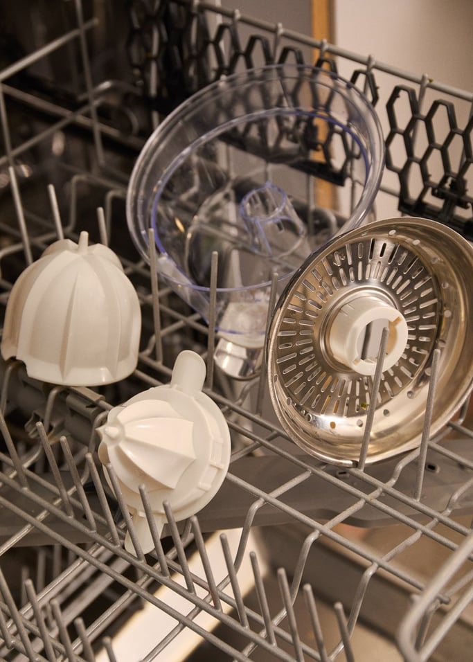 Juicer Press - Presse-Agrumes Électrique - 100 W - Blanc Cassé