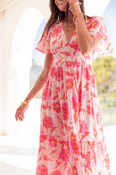 JULYA Rose - Robe Longue