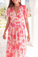 JULYA Rose - Robe Longue