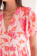 JULYA Rose - Robe Longue