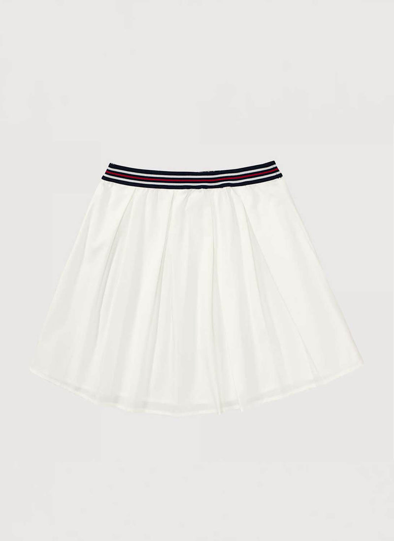 Fila - Jupe Cais Pleated - Blanc De Blanc - Femme