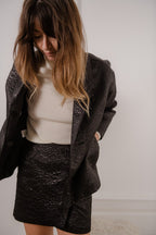Jupe Carla - Jacquard Noir