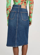 Stella Mccartney - Jupe En Jean Vintage Wrap - Bleu - Femme