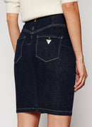 Guess - Jupe En Jean - Blu Denim - Femme