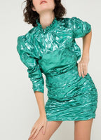Eugenie Santon Skirt - Aqua