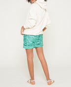Eugenie Santon Skirt - Aqua