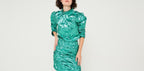 Eugenie Santon Skirt - Aqua