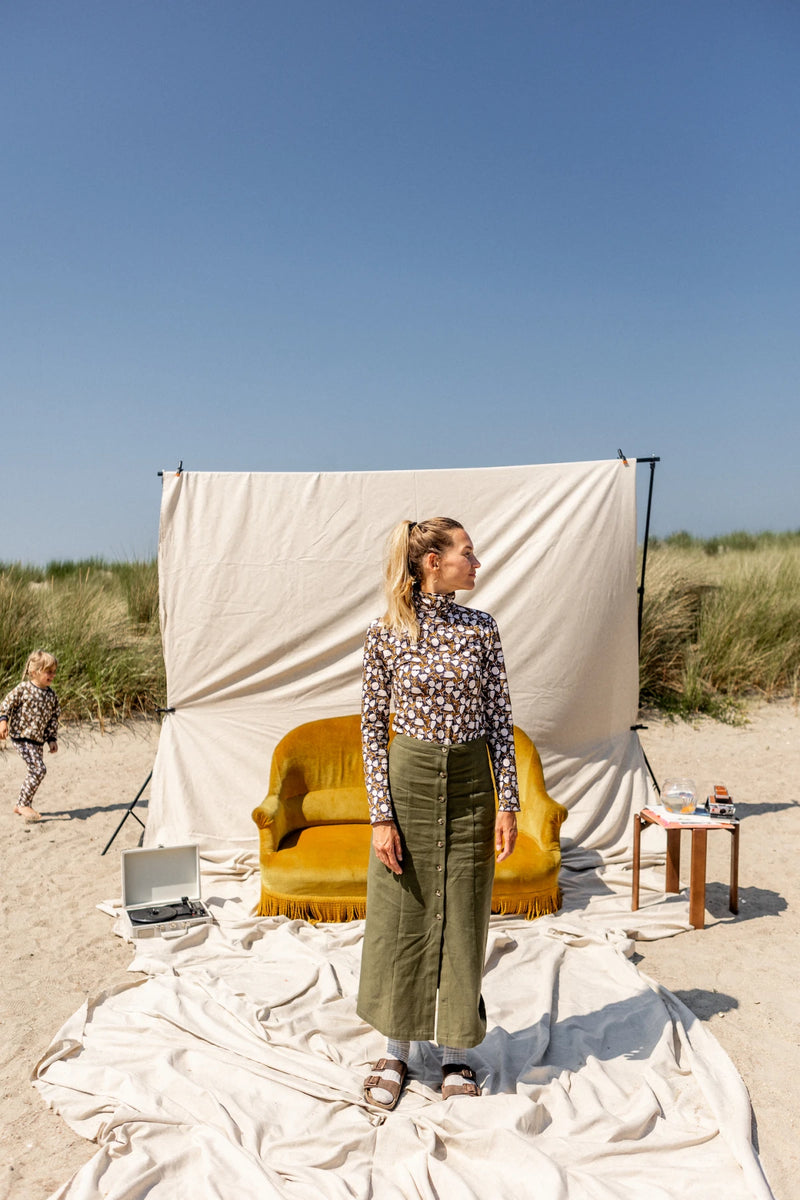 Jupe Gotama - Kaki - Femme