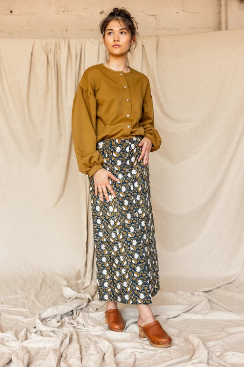 Jupe Gotama - Éventail Orage - Femme