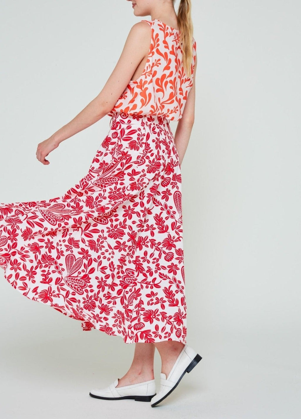 Jupe Ines Fokis - Rouge