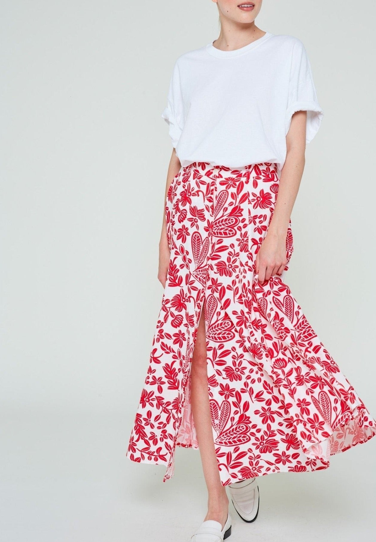 Jupe Ines Fokis - Rouge
