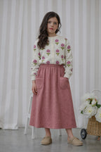 Jupe Jade Vieux Rose - Enfant Fille