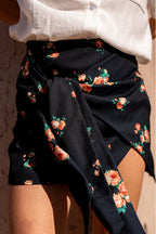 Falda Judith Capullos De Rosas