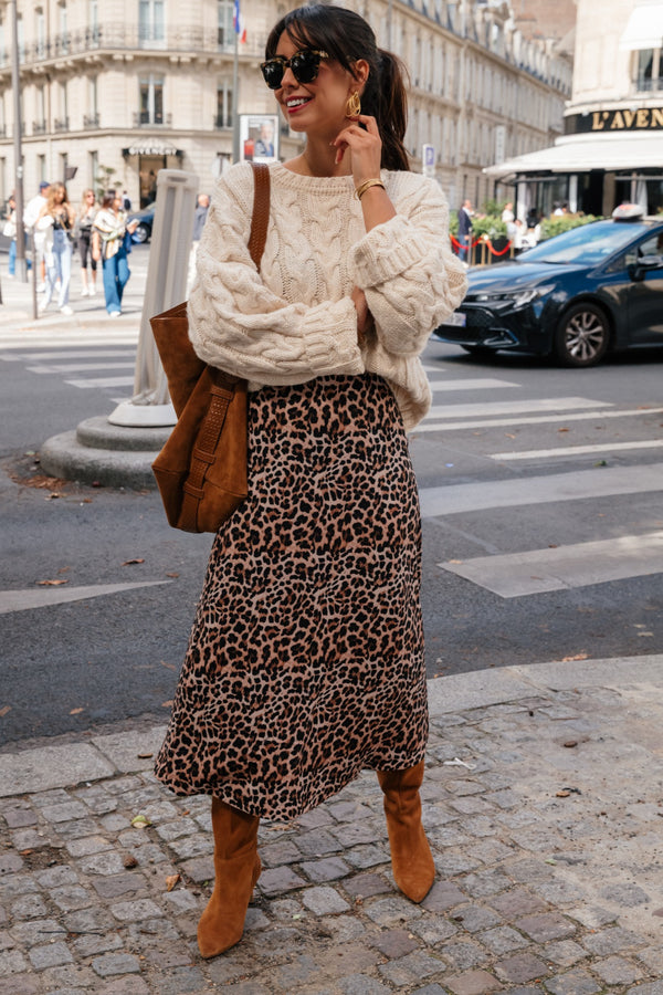 JULIANA JAGGER PRINT SKIRT