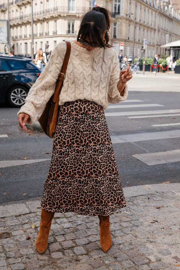 JULIANA JAGGER PRINT SKIRT