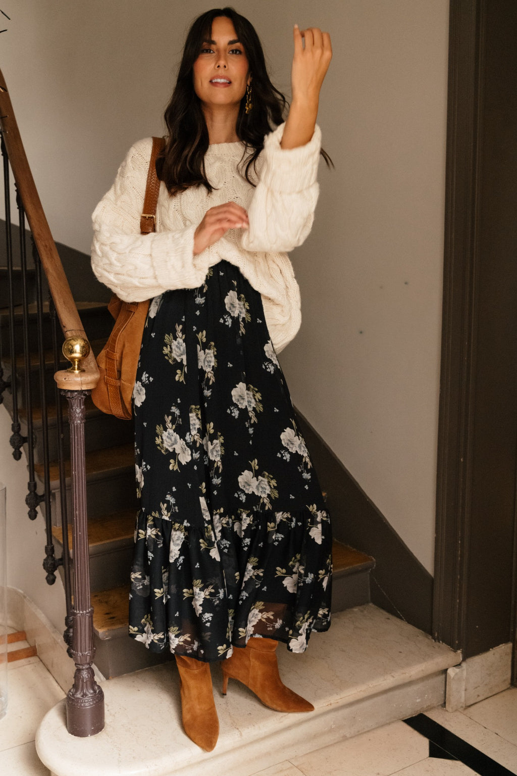 FALDA JUSTE ESTAMPADO ONDINE