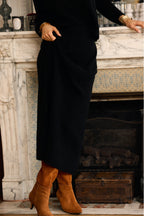 Falda Liliane Maille Noir
