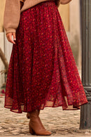 JUPE LOUANE MASSIMA ROUGE