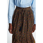 Falda Midi Soledad - Marino