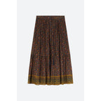 Falda Midi Soledad - Marino