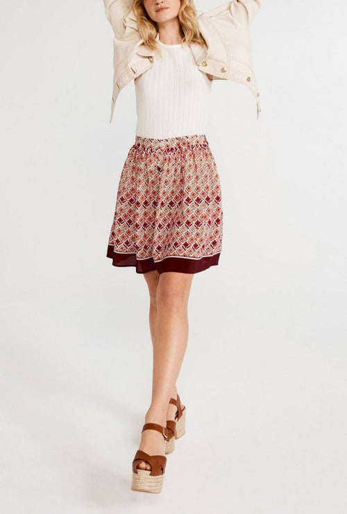 Claudie Pierlot - Jupe C&T - Sagittaire - Print Fonce